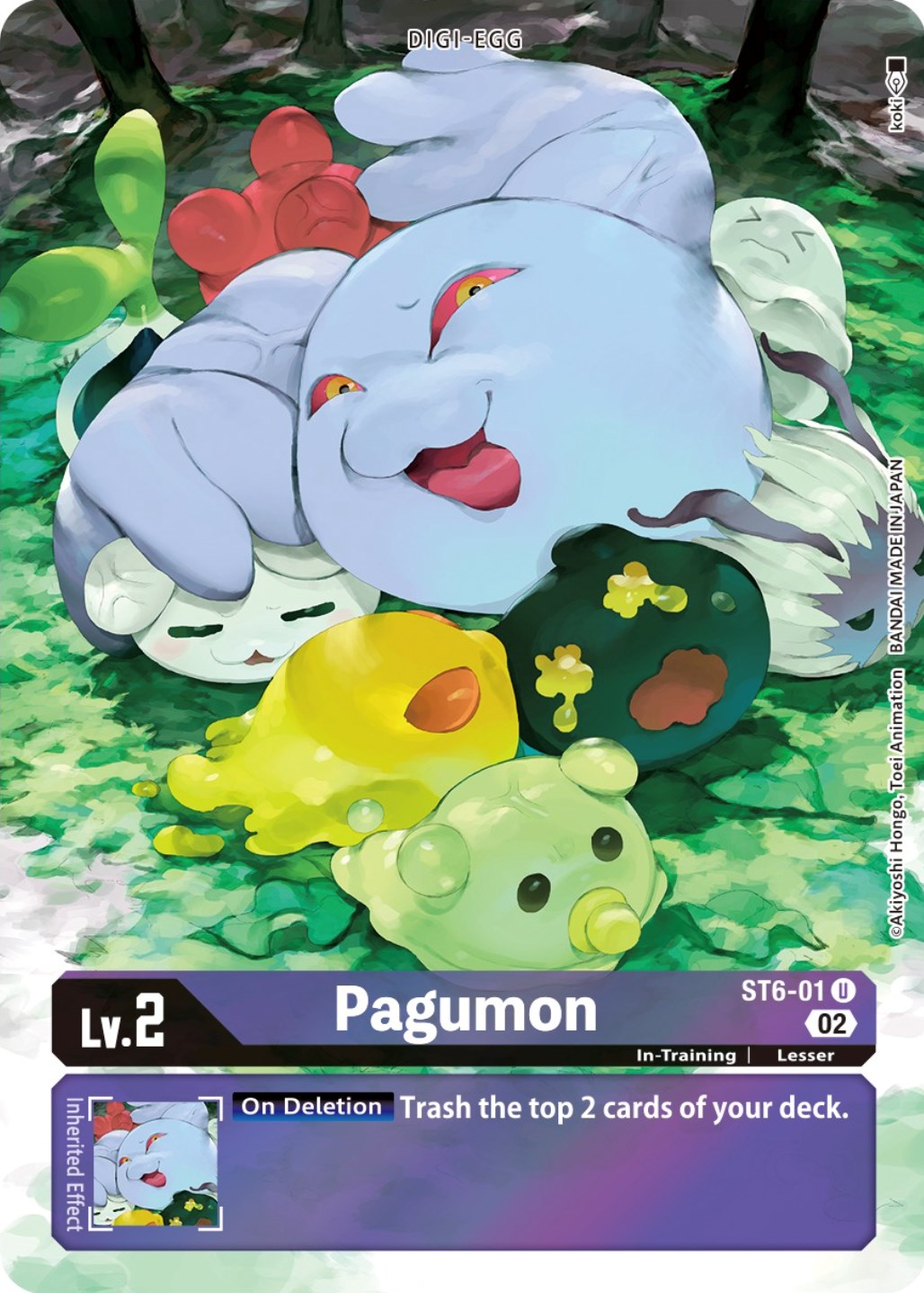 Pagumon [ST6-01] (Alternate Art) [Starter Deck: Beelzemon Advanced Deck Set] | Play N Trade Winnipeg