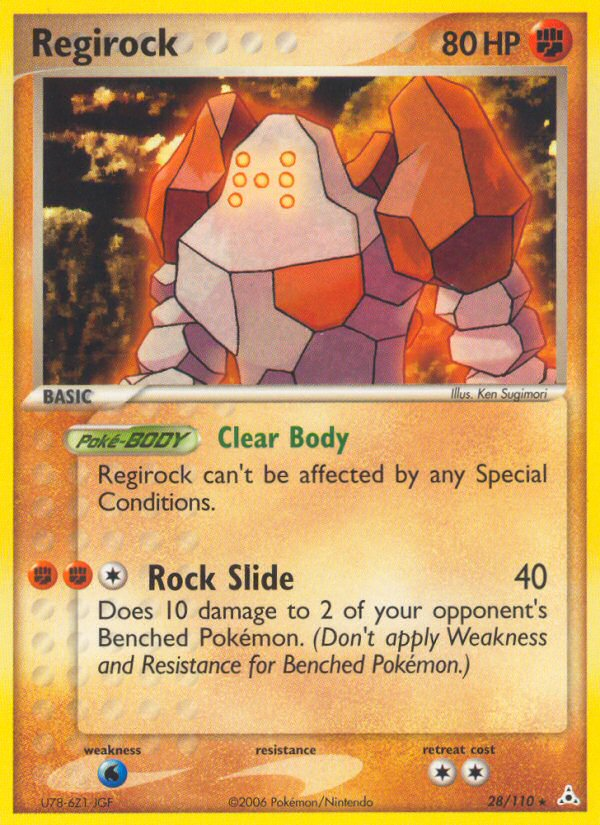 Regirock (28/110) [EX: Holon Phantoms] | Play N Trade Winnipeg