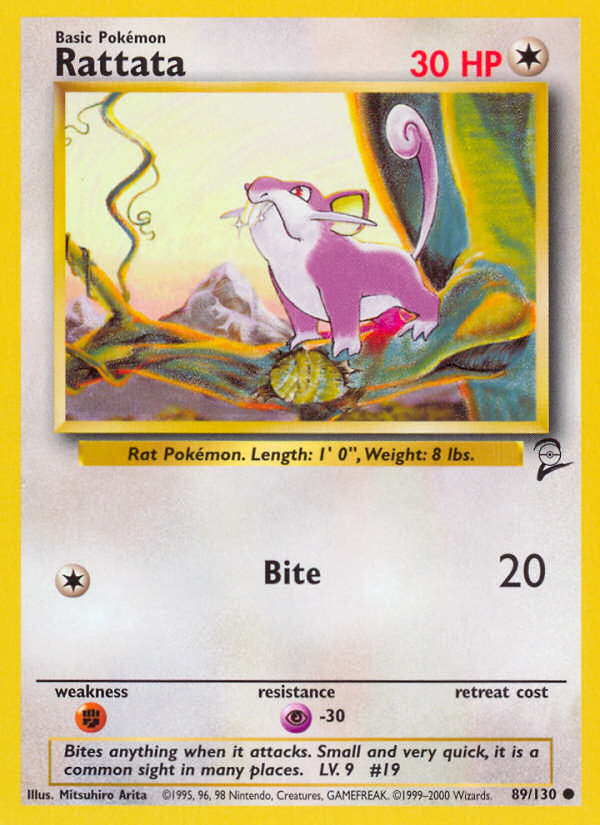 Rattata (89/130) [Base Set 2] | Play N Trade Winnipeg