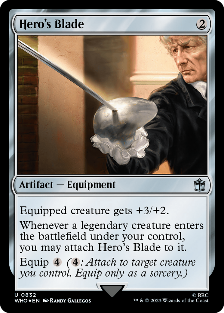 Hero's Blade (Surge Foil) [Doctor Who] | Play N Trade Winnipeg