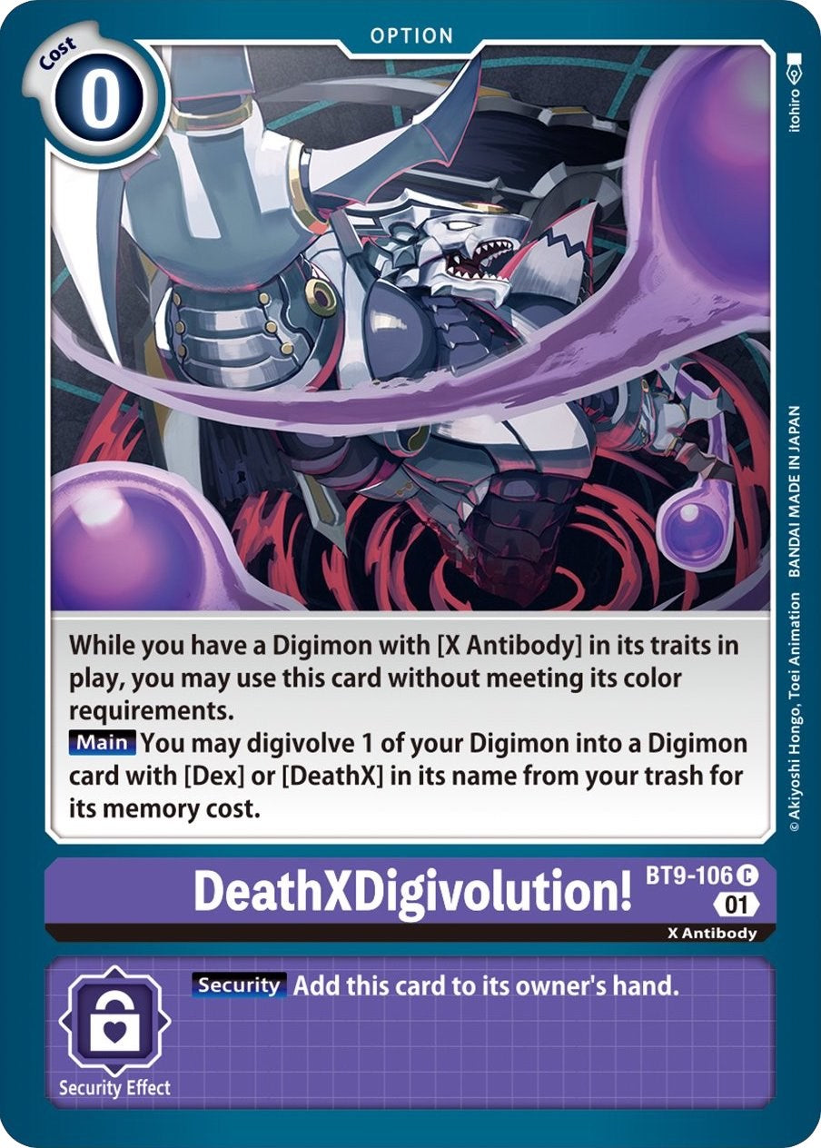 DeathXDigivolution! [BT9-106] [X Record] | Play N Trade Winnipeg