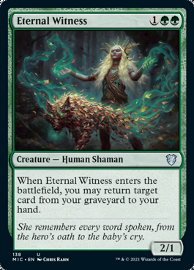 Eternal Witness [Innistrad: Midnight Hunt Commander] | Play N Trade Winnipeg