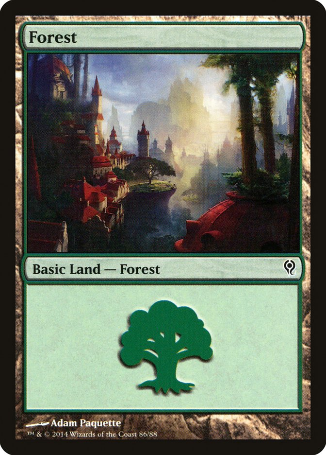 Forest (86) [Duel Decks: Jace vs. Vraska] | Play N Trade Winnipeg