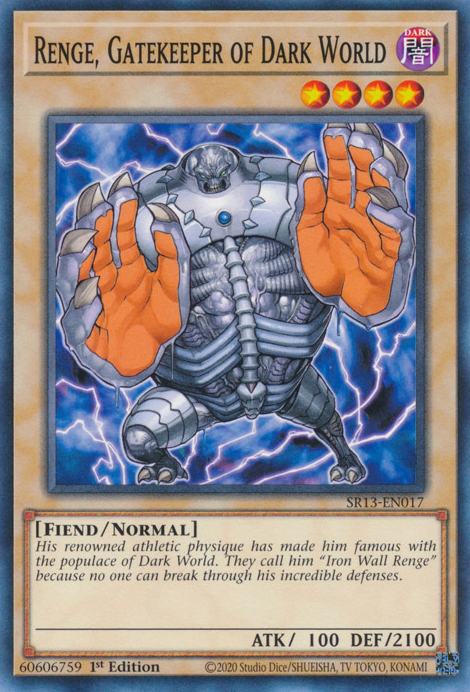 Renge, Gatekeeper of Dark World [SR13-EN017] Common | Play N Trade Winnipeg