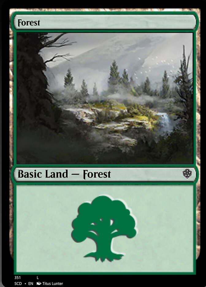 Forest (351) [Starter Commander Decks] | Play N Trade Winnipeg