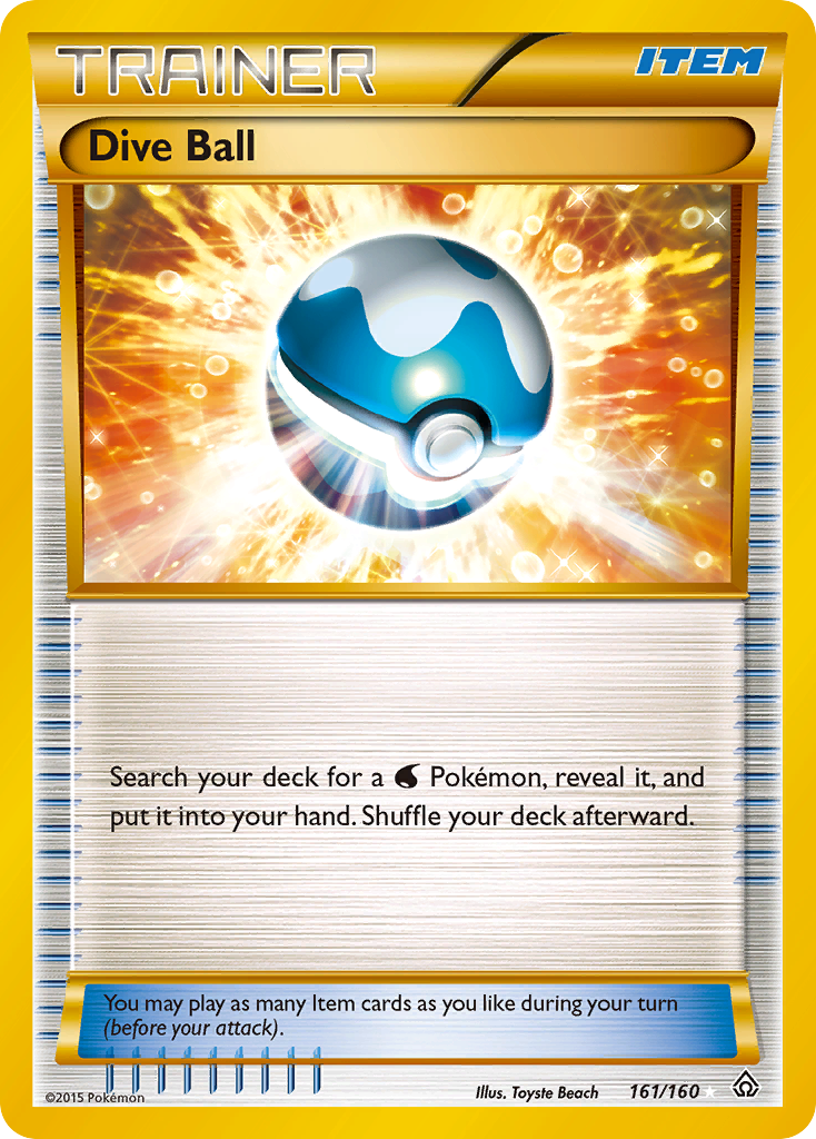 Dive Ball (161/160) [XY: Primal Clash] | Play N Trade Winnipeg