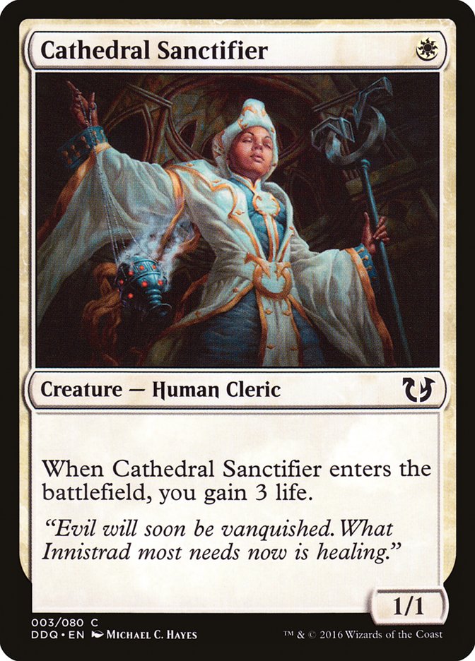 Cathedral Sanctifier [Duel Decks: Blessed vs. Cursed] | Play N Trade Winnipeg