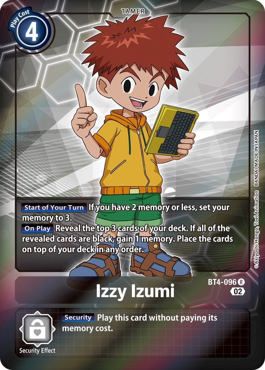 Izzy Izumi [BT4-096] (Alternate Art) [Starter Deck: Ragnaloardmon] | Play N Trade Winnipeg