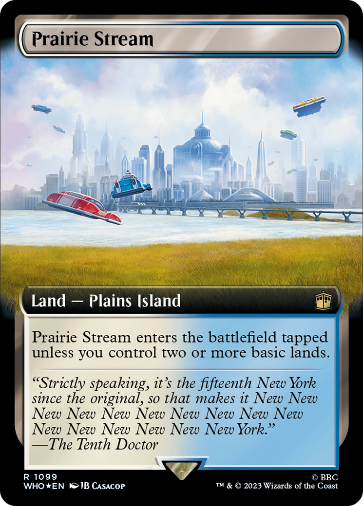 Prairie Stream (Extended Art) (Surge Foil) [Doctor Who] | Play N Trade Winnipeg