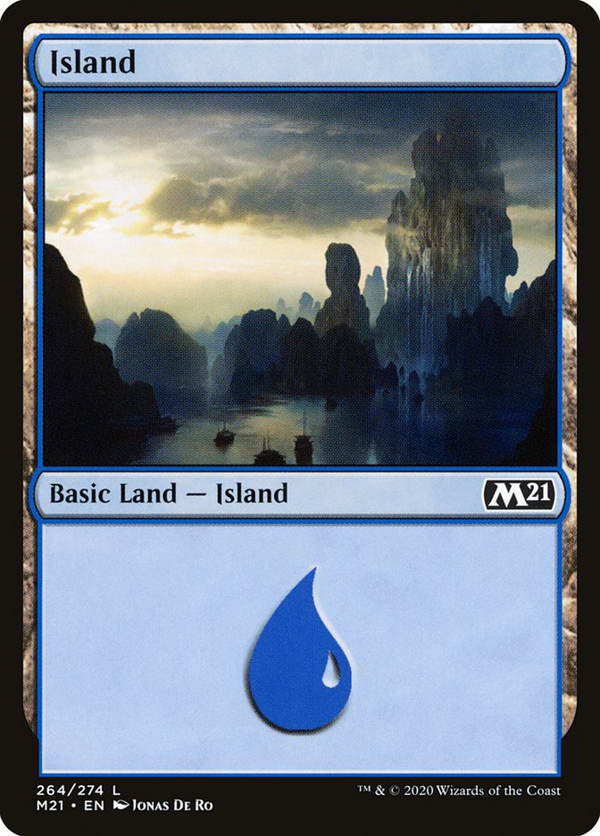 Island (264) [Core Set 2021] | Play N Trade Winnipeg