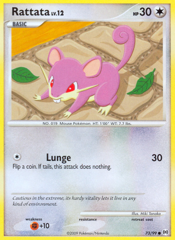 Rattata (73/99) [Platinum: Arceus] | Play N Trade Winnipeg