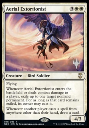 Aerial Extortionist (Promo Pack) [Streets of New Capenna Commander Promos] | Play N Trade Winnipeg