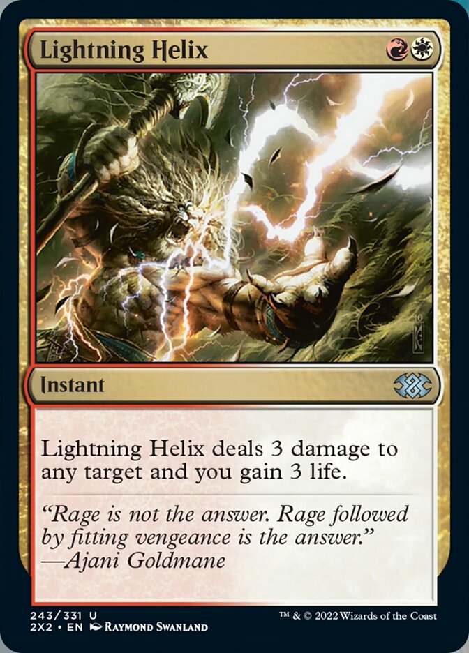 Lightning Helix [Double Masters 2022] | Play N Trade Winnipeg