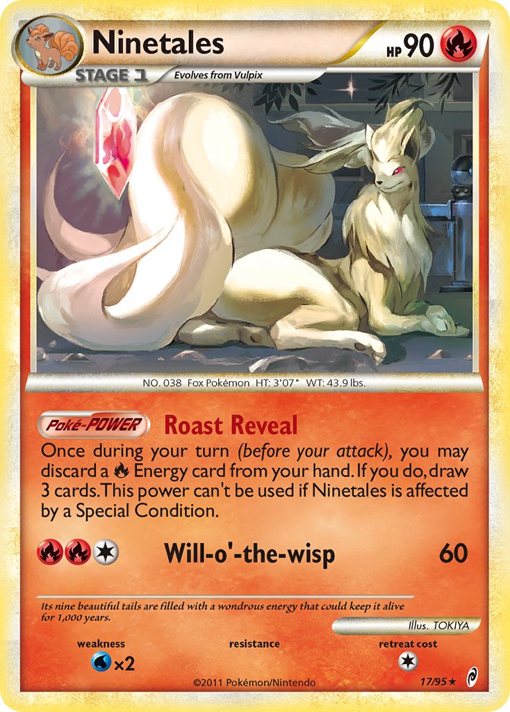 Ninetales (17/95) (Theme Deck Exclusive) [HeartGold & SoulSilver: Call of Legends] | Play N Trade Winnipeg