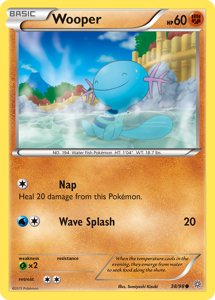 Wooper (38/98) [XY: Ancient Origins] | Play N Trade Winnipeg