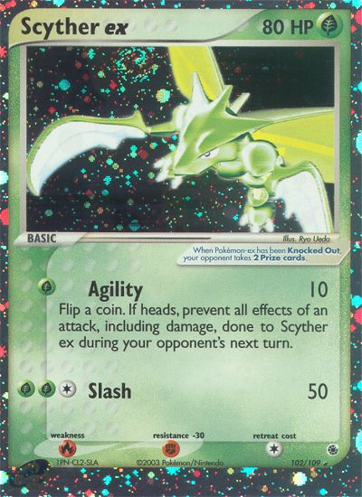 Scyther ex (102/109) [EX: Ruby & Sapphire] | Play N Trade Winnipeg