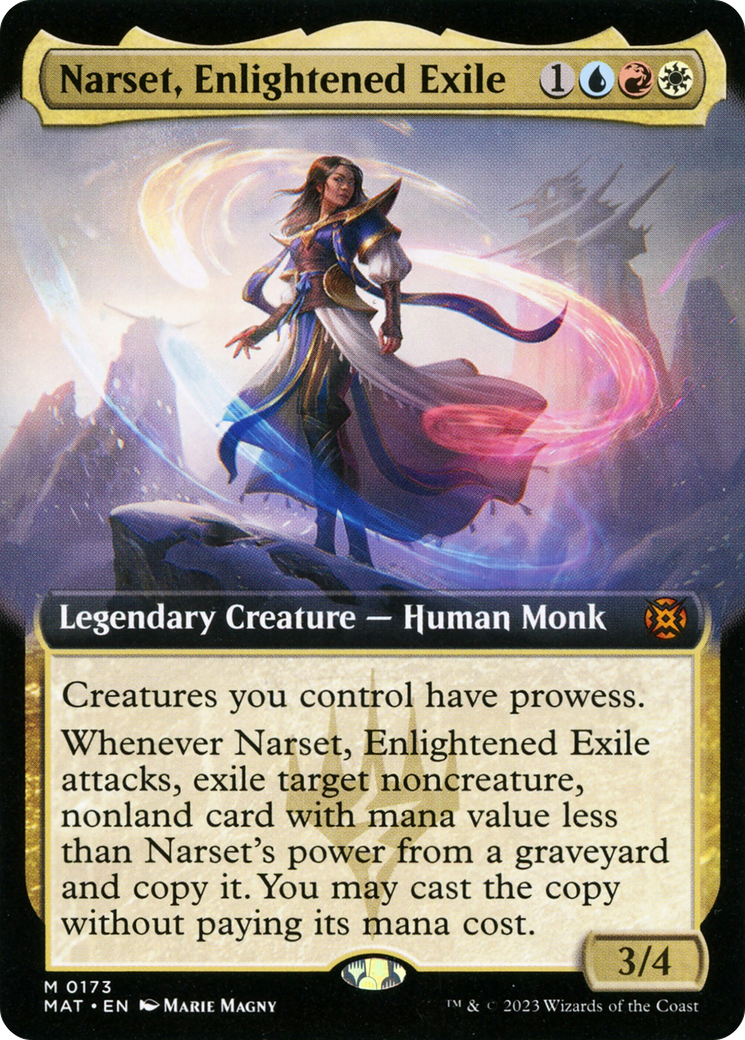 Narset, Enlightened Exile (Extended Art) [March of the Machine: The Aftermath] | Play N Trade Winnipeg