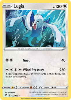 Lugia (132/185) [Sword & Shield: Vivid Voltage] | Play N Trade Winnipeg