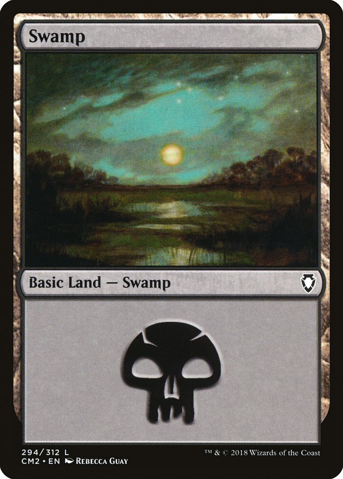 Swamp (294) [Commander Anthology Volume II] | Play N Trade Winnipeg