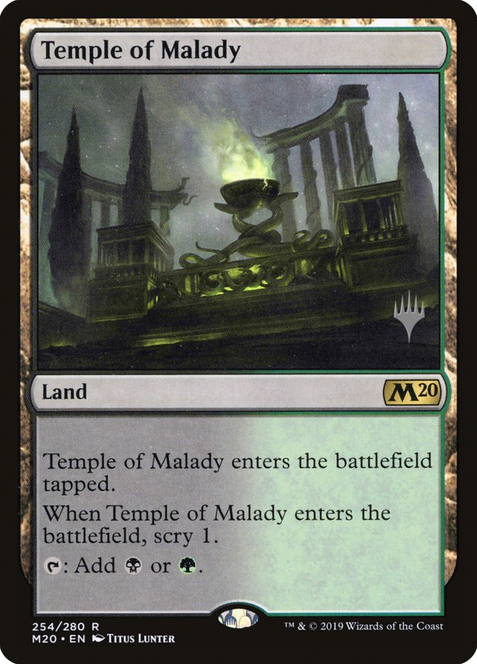 Temple of Malady (Promo Pack) [Core Set 2020 Promos] | Play N Trade Winnipeg