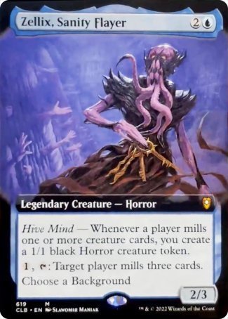 Zellix, Sanity Flayer (Extended Art) [Commander Legends: Battle for Baldur's Gate] | Play N Trade Winnipeg