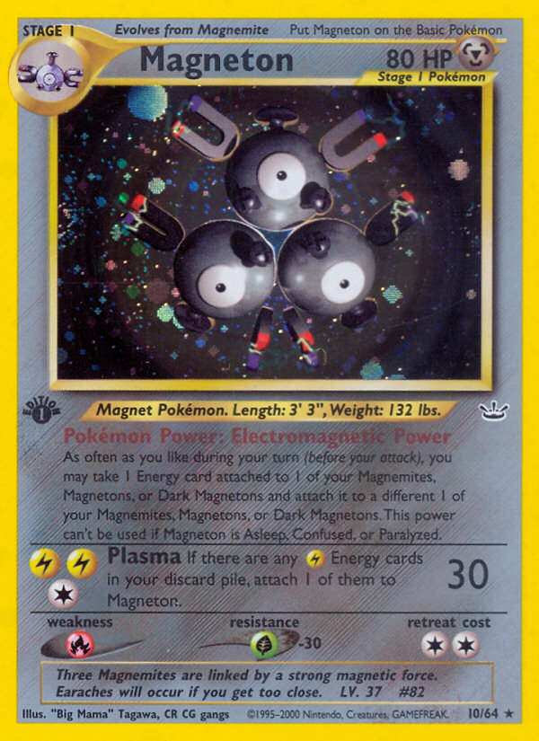 Magneton (10/64) [Neo Revelation 1st Edition] | Play N Trade Winnipeg