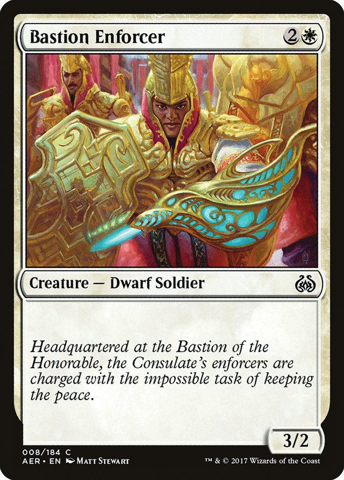 Bastion Enforcer [Aether Revolt] | Play N Trade Winnipeg