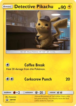 Detective Pikachu (SM190) [Sun & Moon: Black Star Promos] | Play N Trade Winnipeg