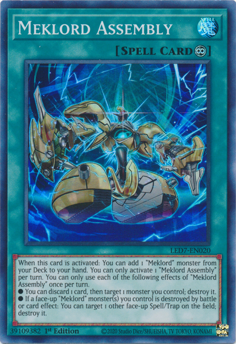 Meklord Assembly [LED7-EN020] Super Rare | Play N Trade Winnipeg