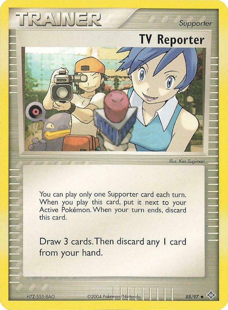 TV Reporter (88/97) [EX: Battle Stadium] | Play N Trade Winnipeg