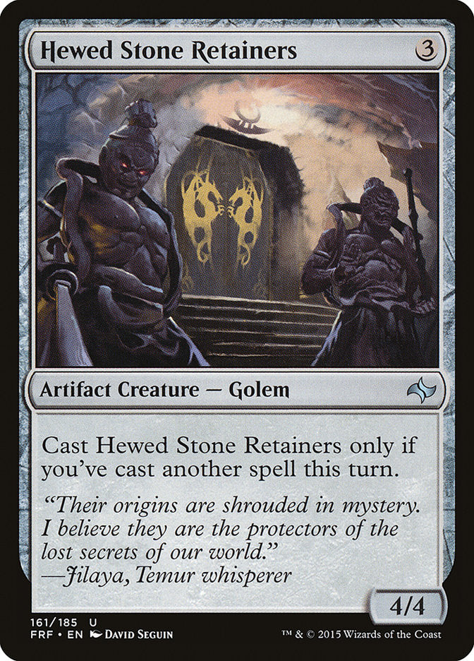 Hewed Stone Retainers [Fate Reforged] | Play N Trade Winnipeg