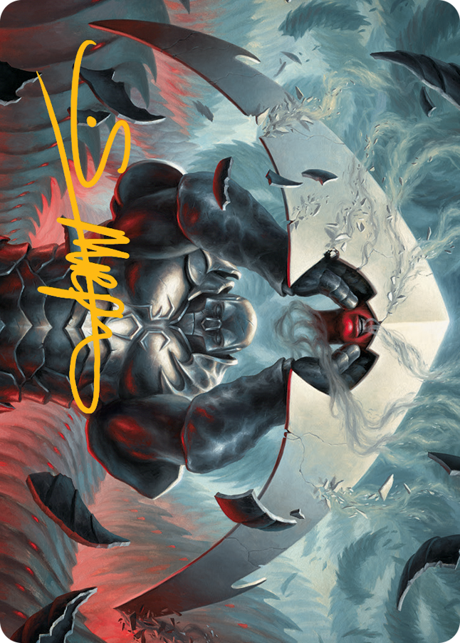 Mirrodin Avenged Art Card (Gold-Stamped Signature) [March of the Machine Art Series] | Play N Trade Winnipeg