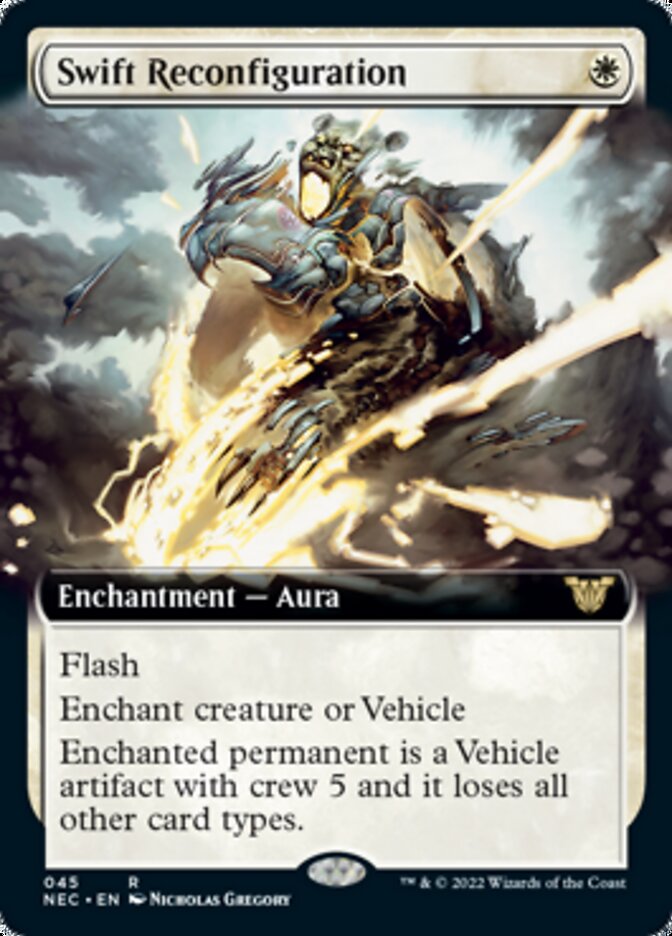 Swift Reconfiguration (Extended) [Kamigawa: Neon Dynasty Commander] | Play N Trade Winnipeg
