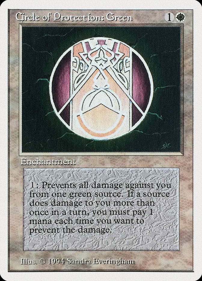 Circle of Protection: Green [Summer Magic / Edgar] | Play N Trade Winnipeg