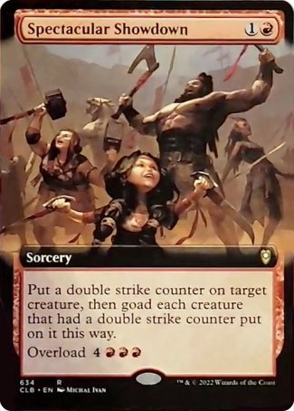 Spectacular Showdown (Extended Art) [Commander Legends: Battle for Baldur's Gate] | Play N Trade Winnipeg