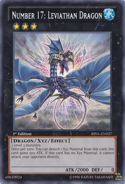 Number 17: Leviathan Dragon [BP01-EN027] Rare | Play N Trade Winnipeg