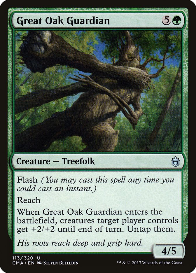 Great Oak Guardian [Commander Anthology] | Play N Trade Winnipeg