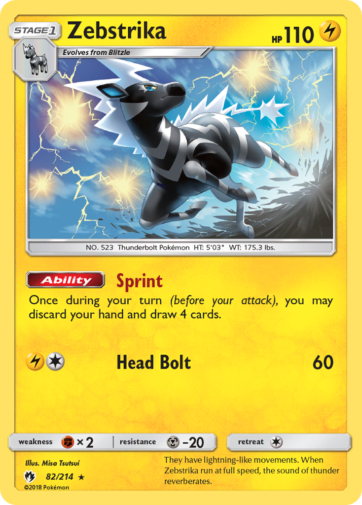 Zebstrika (82/214) [Sun & Moon: Lost Thunder] | Play N Trade Winnipeg