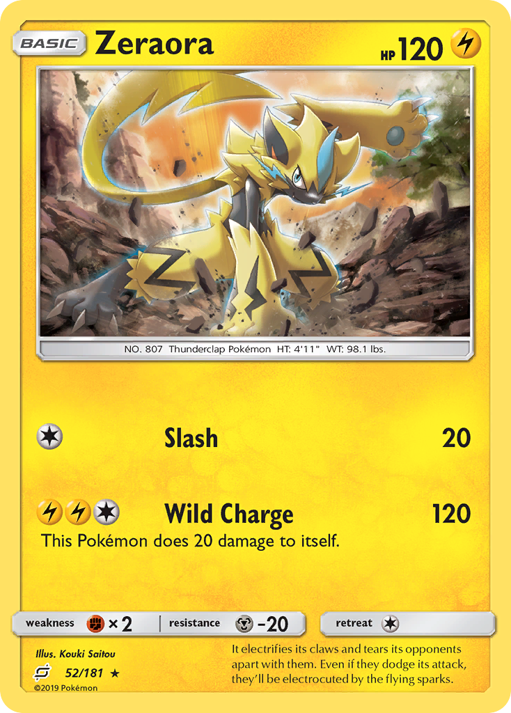 Zeraora (52/181) [Sun & Moon: Team Up] | Play N Trade Winnipeg