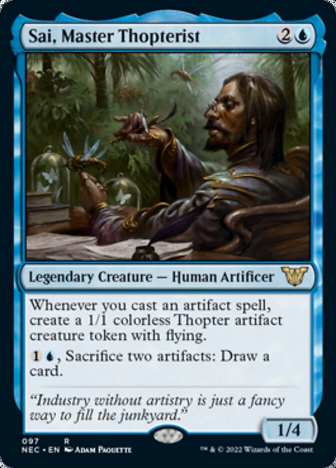 Sai, Master Thopterist [Kamigawa: Neon Dynasty Commander] | Play N Trade Winnipeg