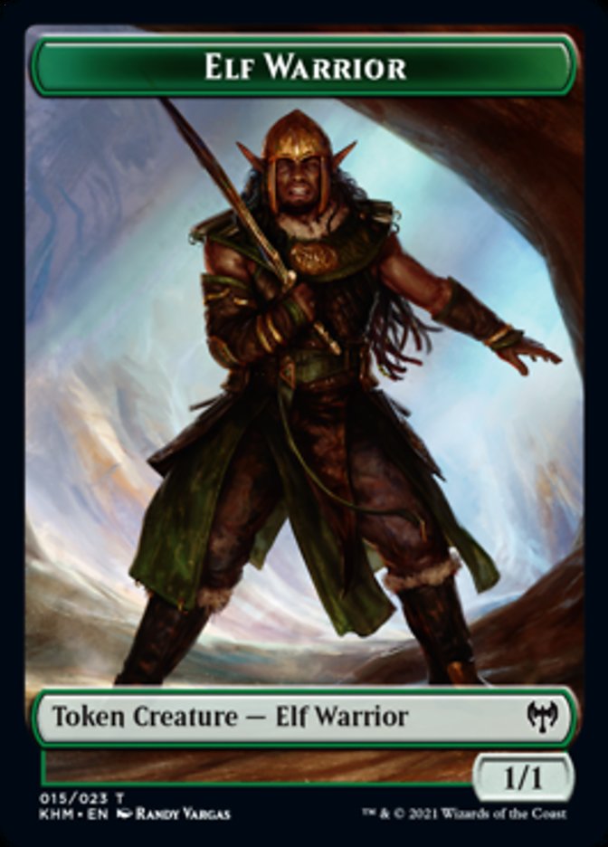 Elf Warrior [Kaldheim Tokens] | Play N Trade Winnipeg