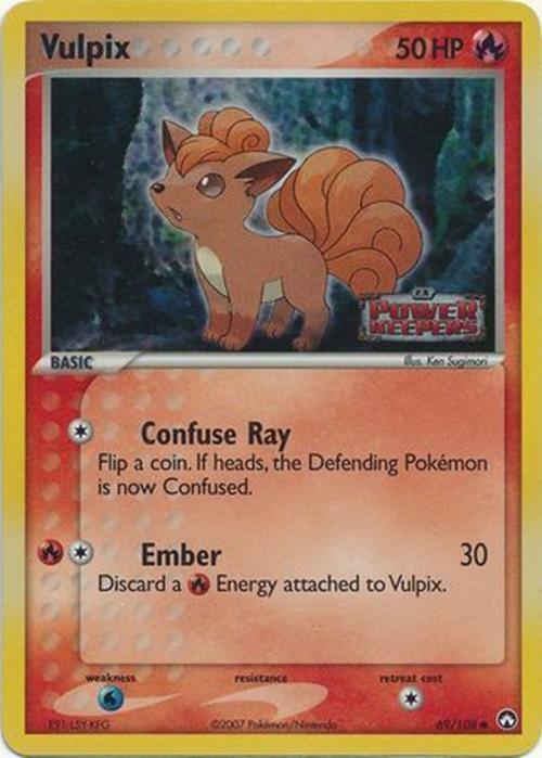 Vulpix (69/108) (Stamped) [EX: Power Keepers] | Play N Trade Winnipeg