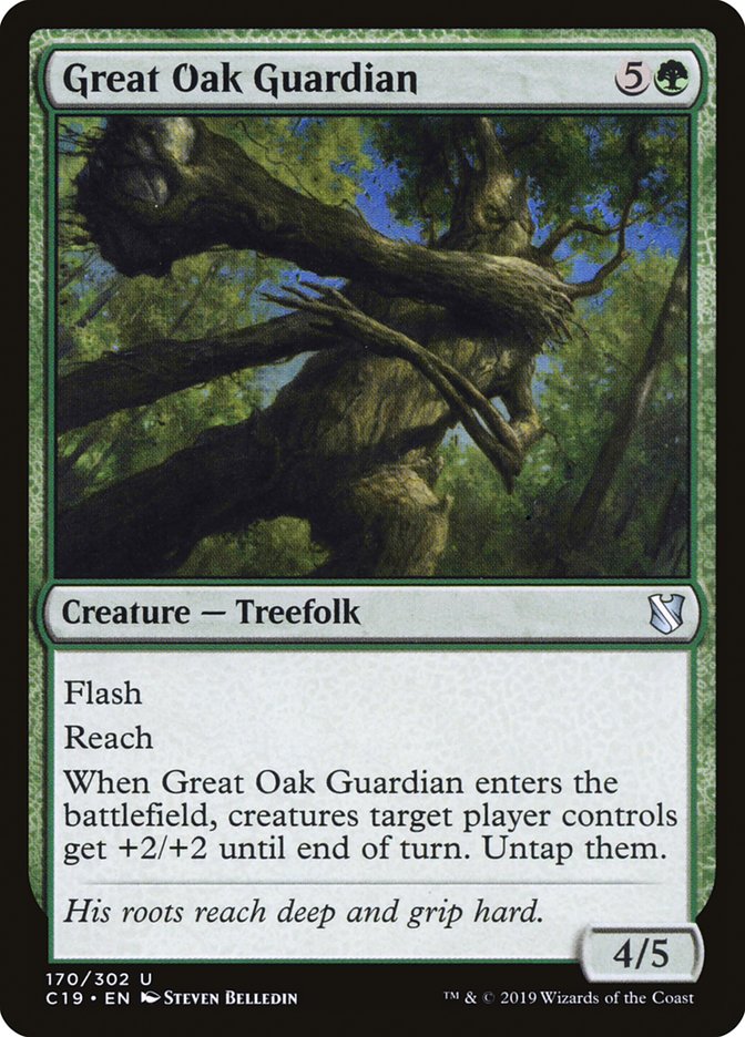 Great Oak Guardian [Commander 2019] | Play N Trade Winnipeg