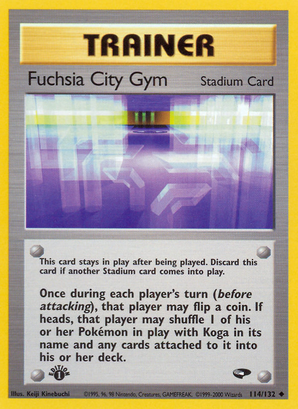 Fuchsia City Gym (114/132) [Gym Challenge 1st Edition] | Play N Trade Winnipeg