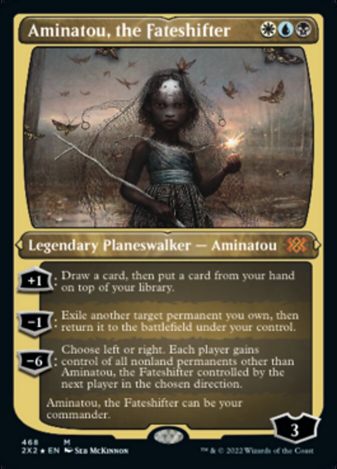Aminatou, the Fateshifter (Foil Etched) [Double Masters 2022] | Play N Trade Winnipeg