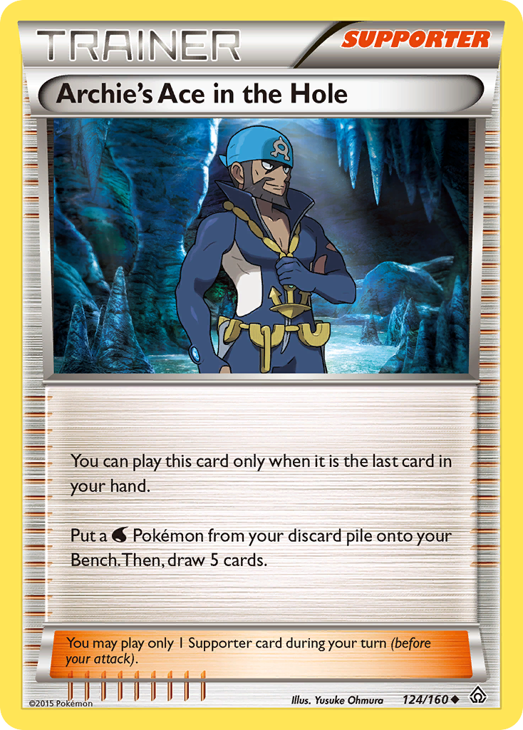 Archie's Ace in the Hole (124/160) [XY: Primal Clash] | Play N Trade Winnipeg