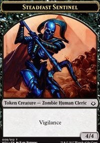 Steadfast Sentinel // Zombie Double-sided Token [Hour of Devastation Tokens] | Play N Trade Winnipeg