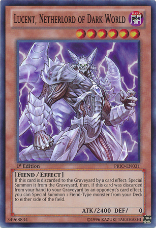 Lucent, Netherlord of Dark World [PRIO-EN031] Super Rare | Play N Trade Winnipeg