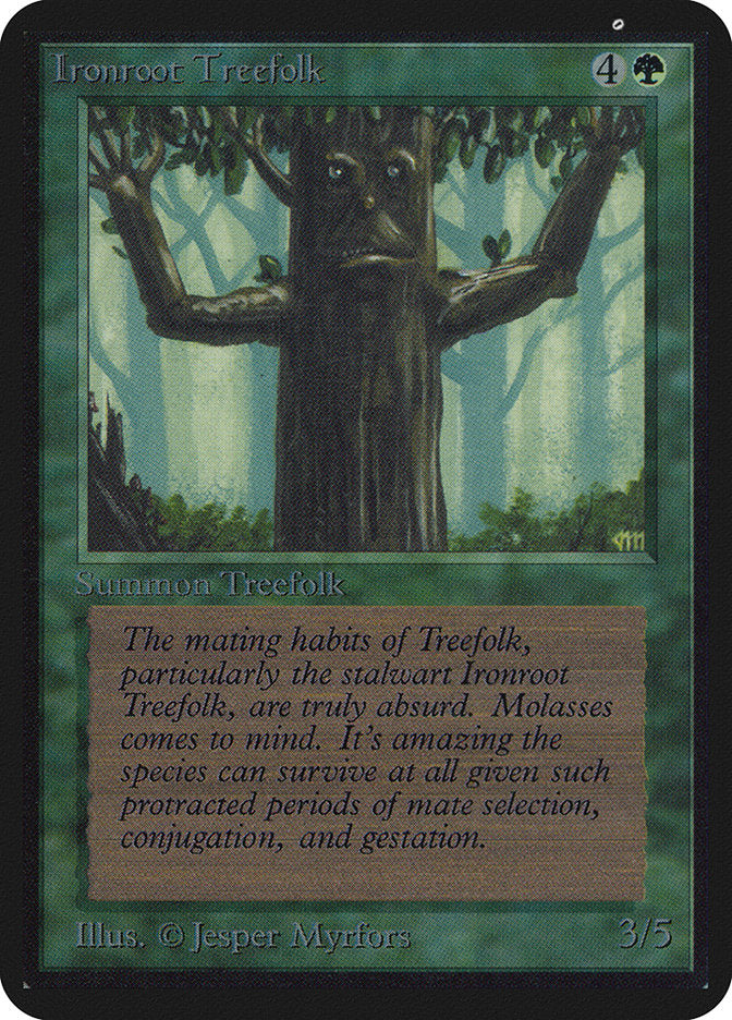 Ironroot Treefolk [Limited Edition Alpha] | Play N Trade Winnipeg