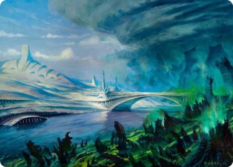 Goldmire Bridge Art Card [Modern Horizons 2 Art Series] | Play N Trade Winnipeg
